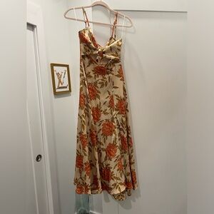 Petal & Pup Floral Satin Dress - size 4 NWT